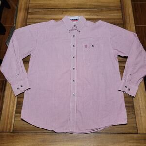 George Strait Cowboy Cut Collection by Wrangler LS Western Shirt - Size Large